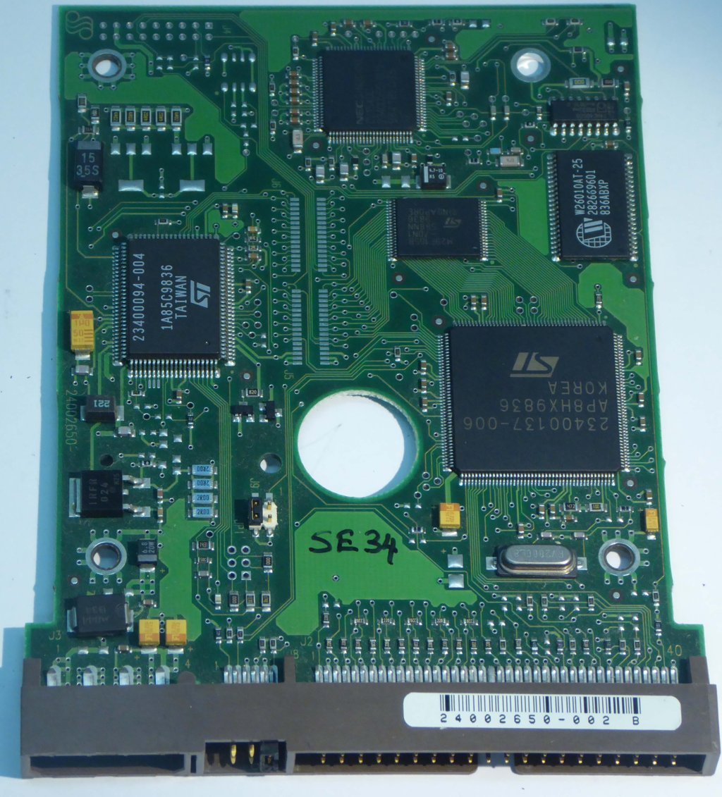 Seagate ST34323A 24002650 - 002 B 9L5001-640 PCB for Sale