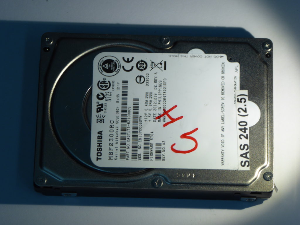 TOSHIBA MBF2300RC  CA07173-B21000CS Drives