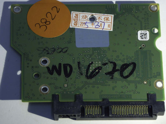 Western Digital ST3000DM001 100664987 REV B  PCB for Sale
