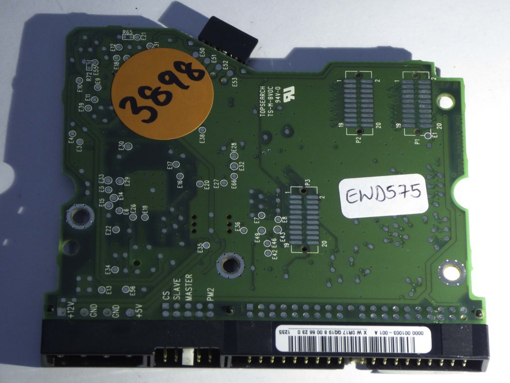 Western Digital WD100BB-75AUA1 2060-001003-001 REV A  PCB for Sale