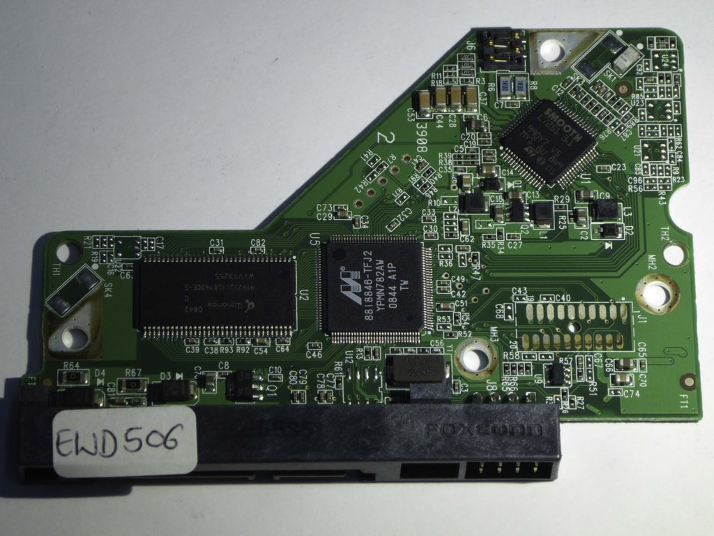 Western Digital WD10EACS-00D6B1 2060-701590-000 REV A  PCB for Sale