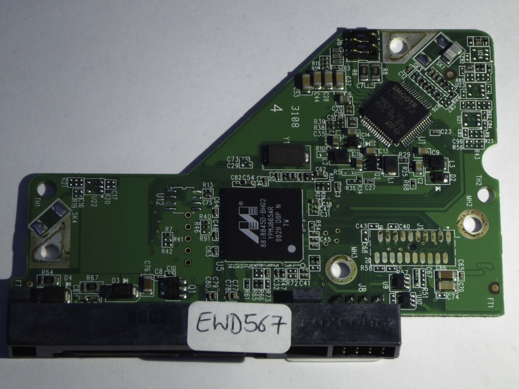 Western Digital WD10EACS-22D6B0 2060-701537-004 REV A  PCB for Sale