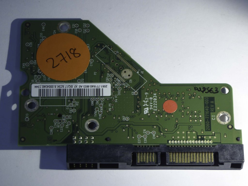 Western Digital WD10EADS-00M2B0 2060-771640-003 REV A  PCB for Sale
