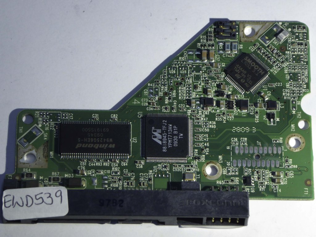 Western Digital WD10EADS-00P8B0 2060-701640-001 REV A  PCB for Sale
