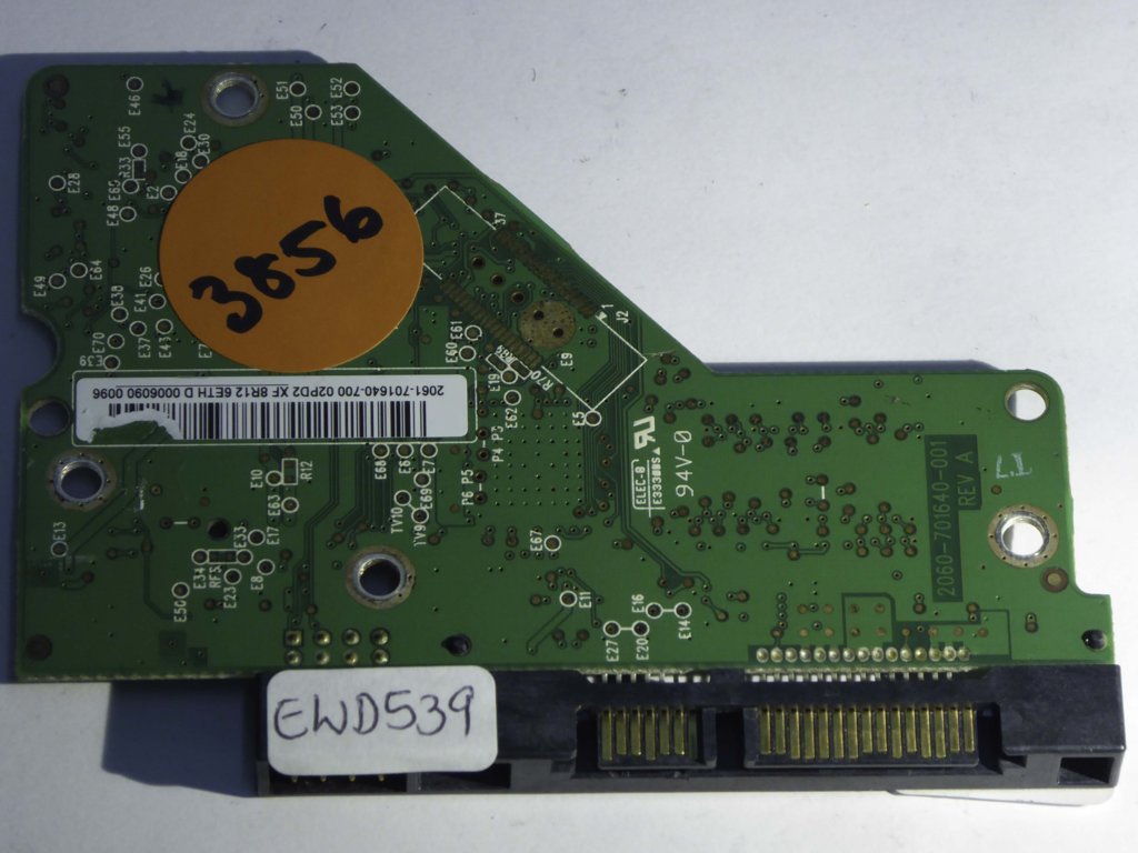 Western Digital WD10EADS-00P8B0 2060-701640-001 REV A  PCB for Sale