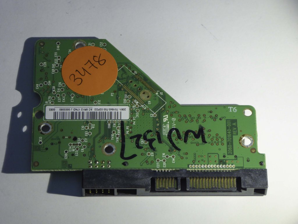 Western Digital WD10EADS-00P8B0 2060-791640-001 REV A  PCB for Sale