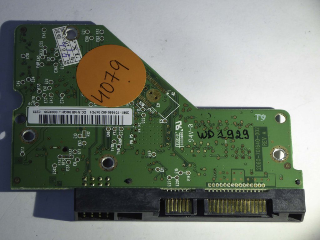 Western Digital WD10EADS-11M2B1 2060-701640-002 REV A  PCB for Sale