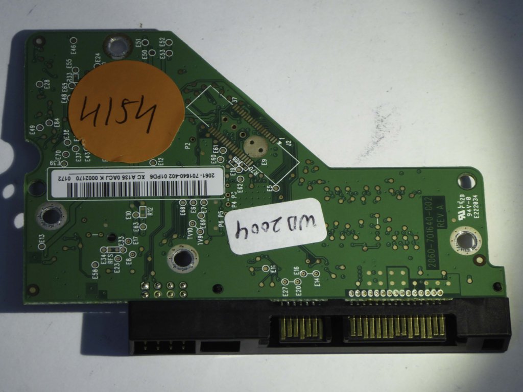 Western Digital WD10EADS-11M2B1 2060-701640-002 REV A  PCB for Sale