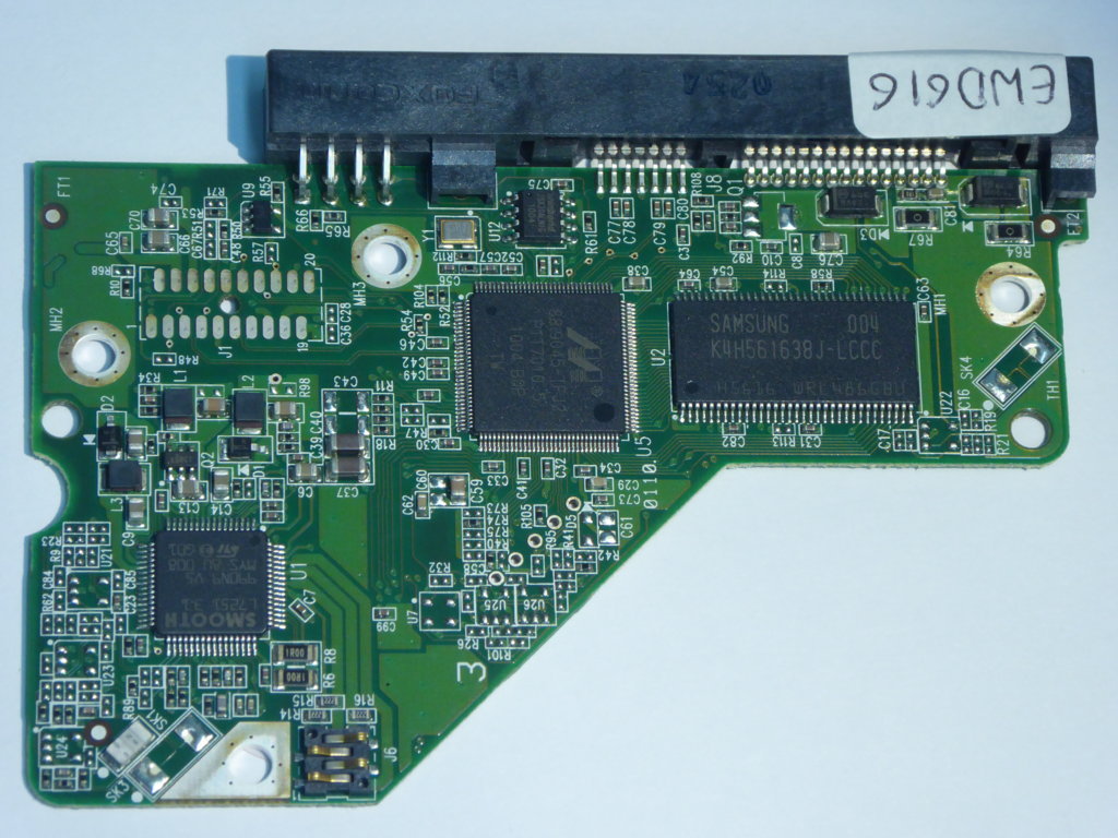Western Digital WD10EADS-11M2B2 2060-701640-007 REV A  PCB for Sale