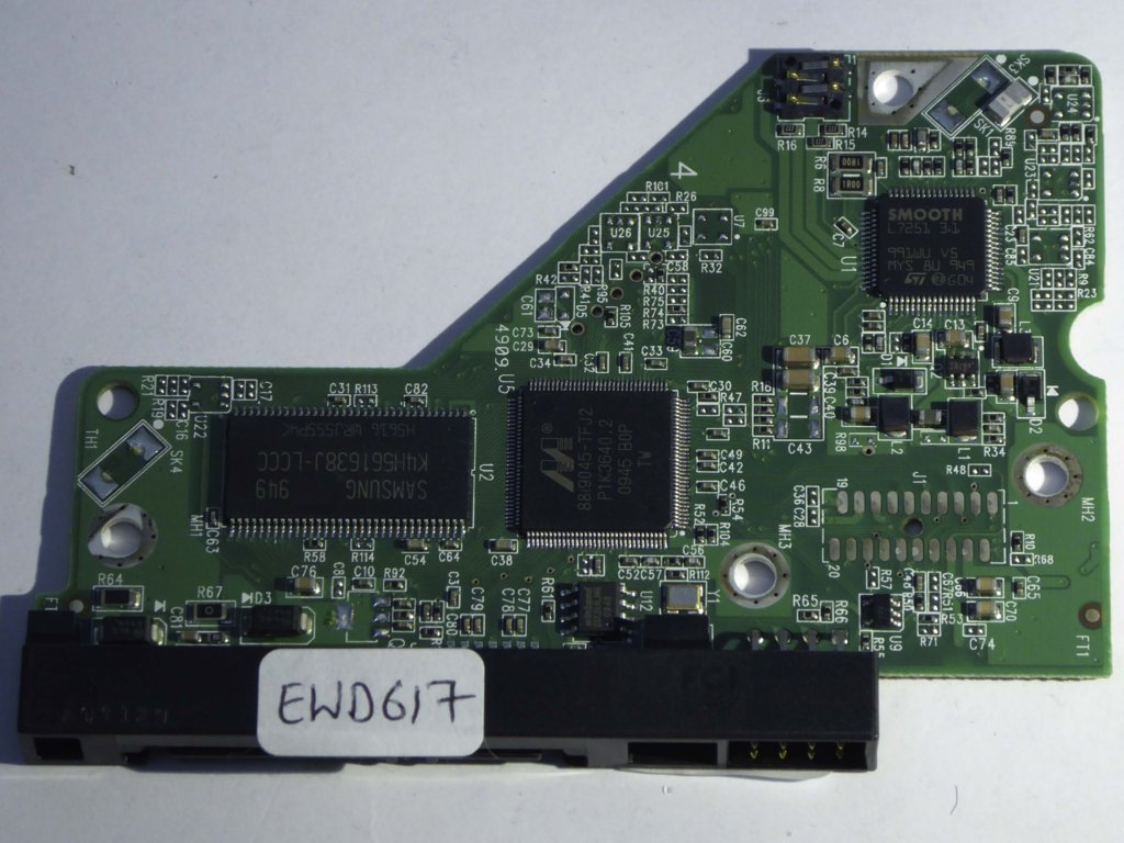 Western Digital WD10EADS-11M2B2 2060-701640-007 REV A  PCB for Sale