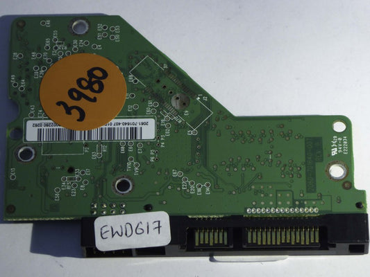 Western Digital WD10EADS-11M2B2 2060-701640-007 REV A  PCB for Sale