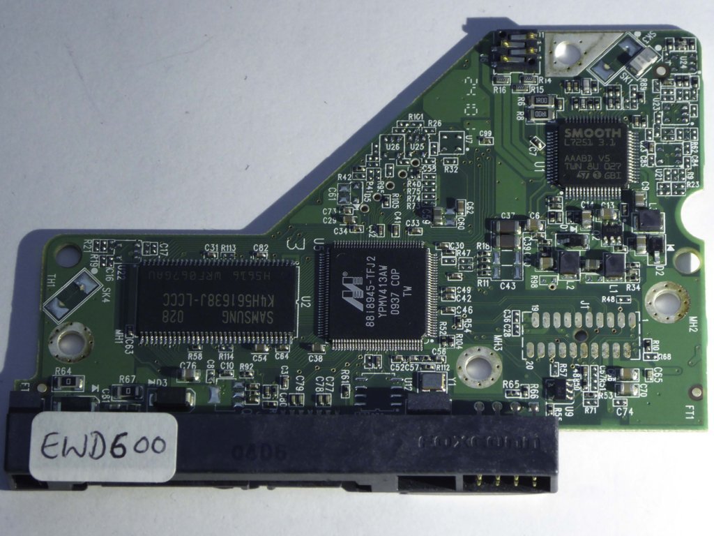 Western Digital WD10EADS-11M2B3 2060-701640-007 REV A  PCB for Sale