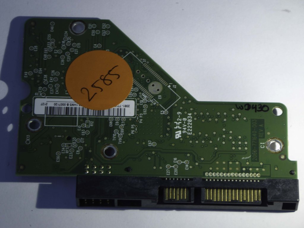 Western Digital WD10EALX-009BA0 2060-771640-003 REV A  PCB for Sale