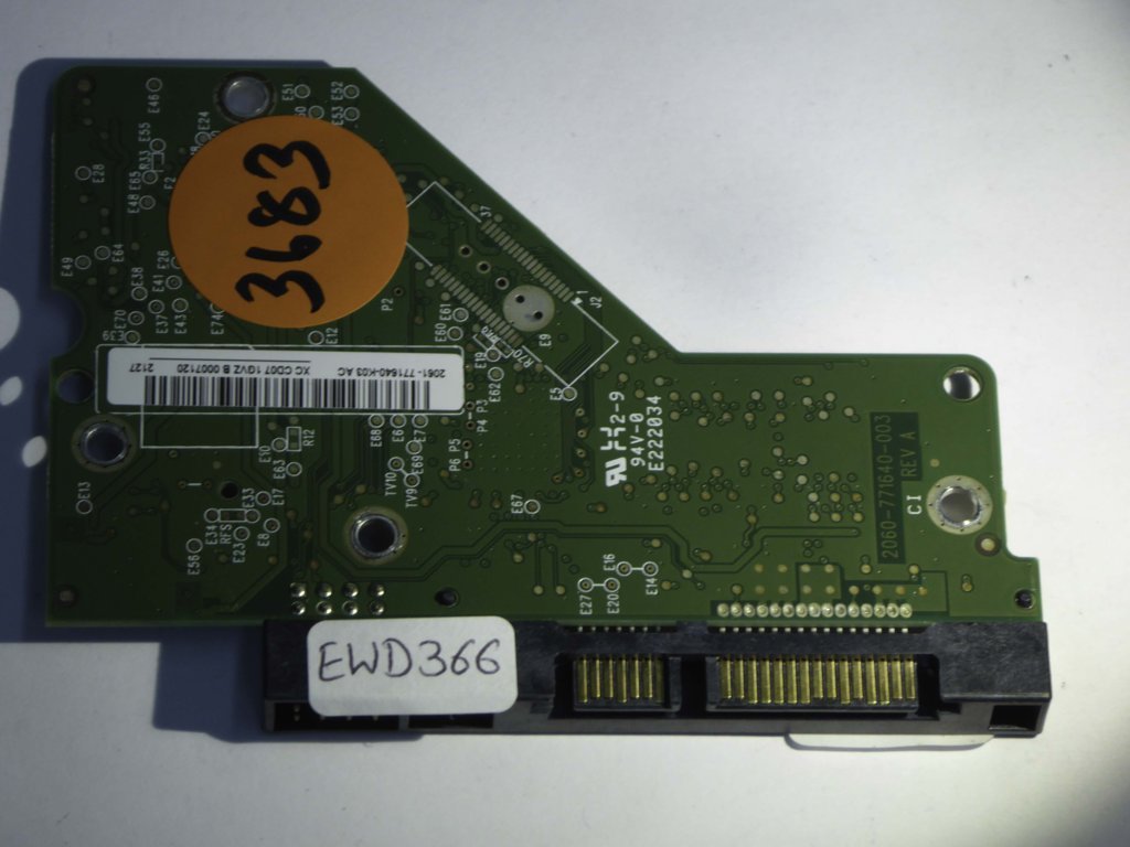 Western Digital WD10EALX-009BA0 2060-771640-003 REV A  PCB for Sale