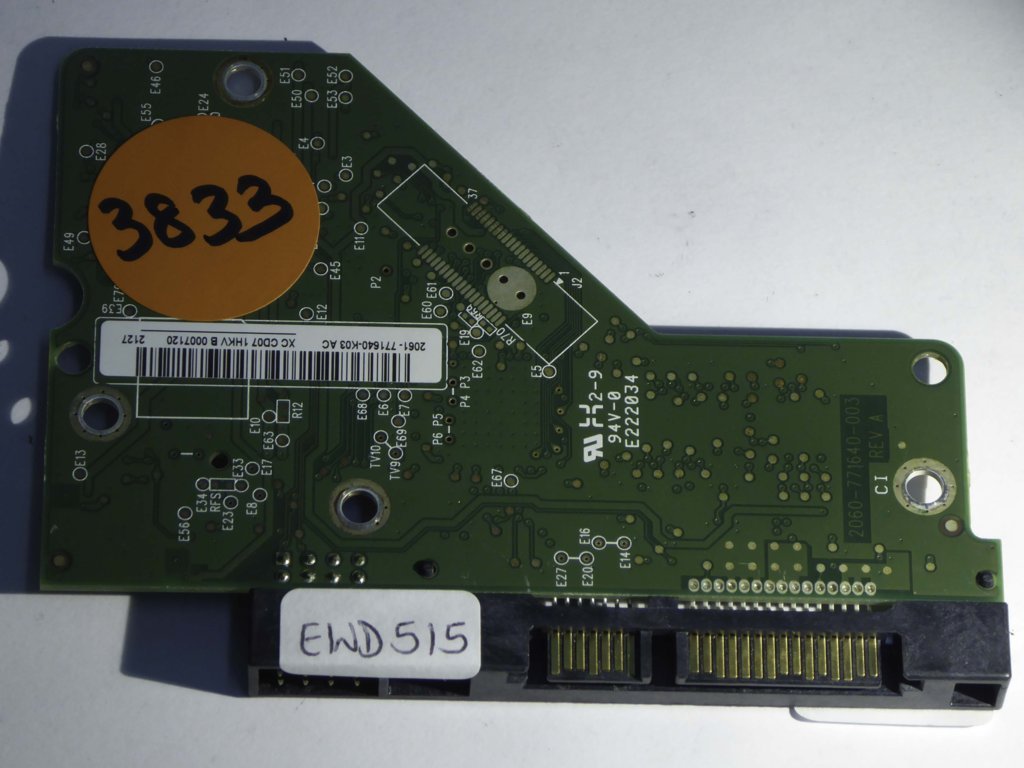 Western Digital WD10EALX-009BA0 2060-771640-003 REV A  PCB for Sale