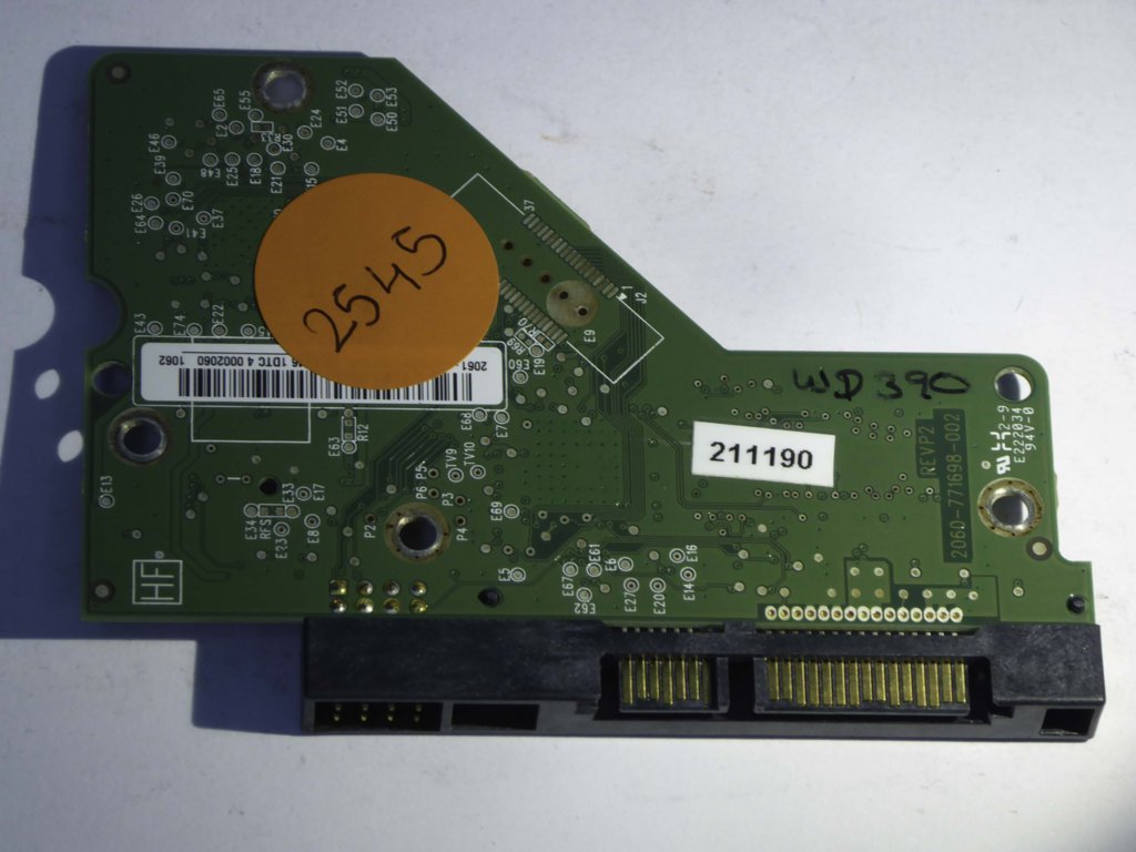 Western Digital WD10EARS-00MVWB0 2060-771698-002 REV P2  PCB for Sale