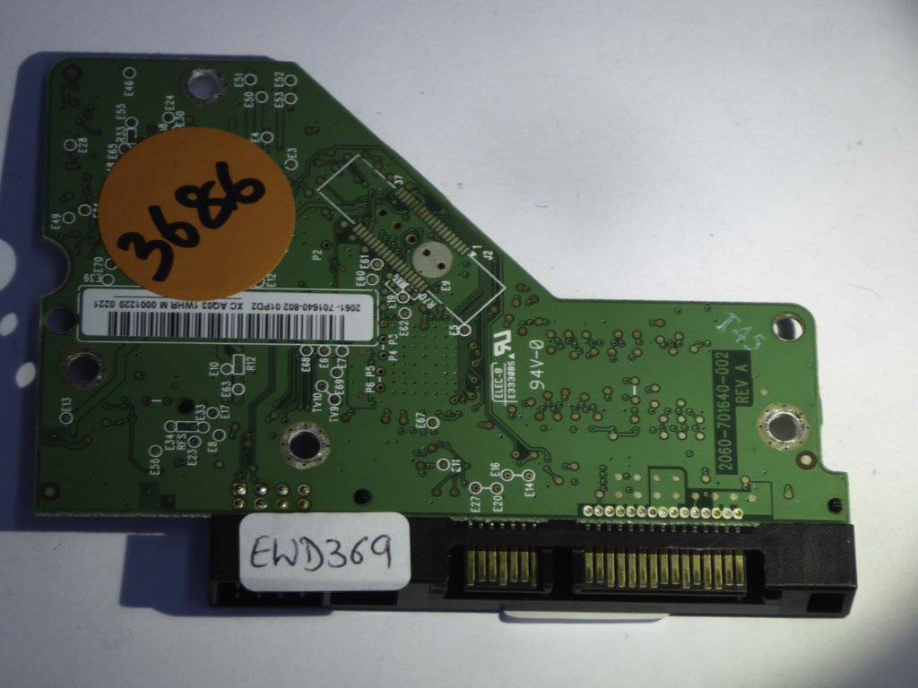 Western Digital WD10EARS-00Y5B1 2060-701640-002 REV A  PCB for Sale
