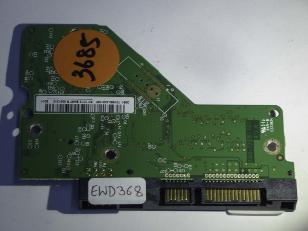 Western Digital WD10EAVS-00D7B1 2060-701590-000 REV A  PCB for Sale