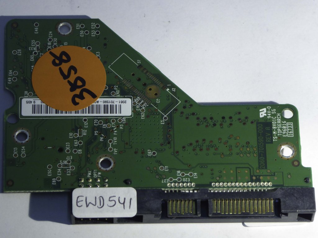 Western Digital WD10EAVS-00D7B1 2060-701590-000 REV A  PCB for Sale