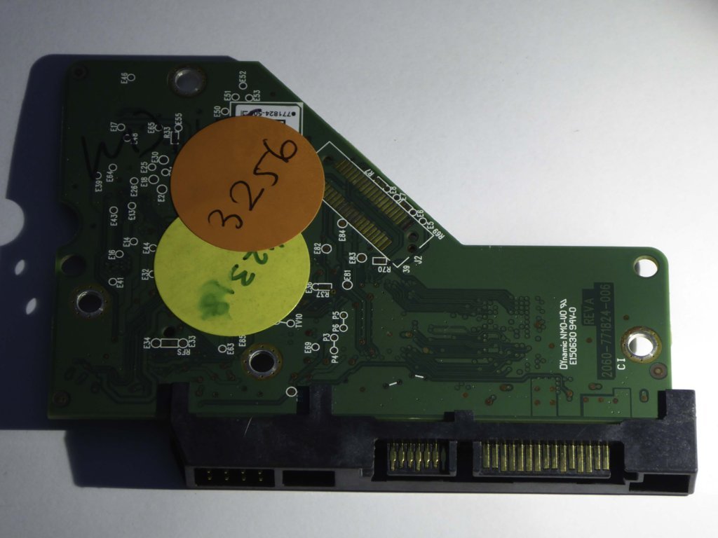 Western Digital WD10EZEX-00ZF5A0 2060-771824-006 REV A  PCB for Sale