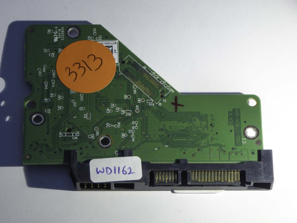 Western Digital WD10EZEX-00ZF5A0 2060-771824-006 REV A  PCB for Sale