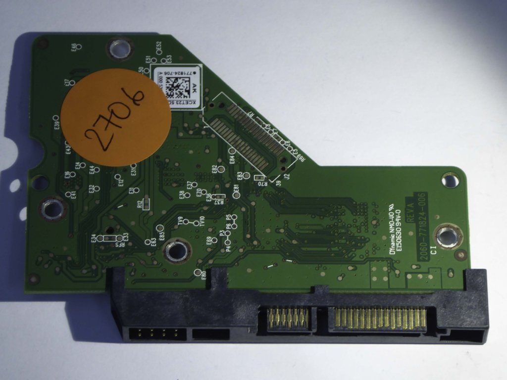 Western Digital WD10EZEX-60ZF5A0 2060-771824-006 REV A  PCB for Sale