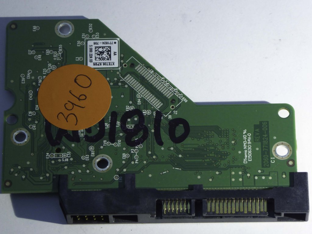 Western Digital WD10EZEX-60ZF5A0 2060-771824-006 REV A  PCB for Sale