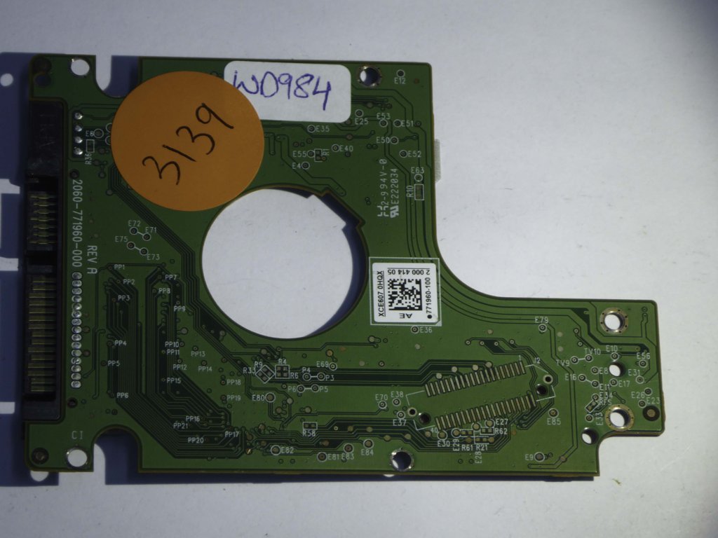 Western Digital WD10JMVW-11AJGS0 2060-771960-000 REV A  PCB for Sale
