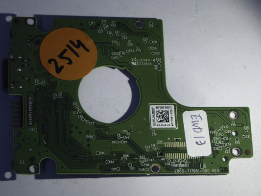 Western Digital WD10JMVW-11AJGS0 2060-771961-000 REV P1  PCB for Sale