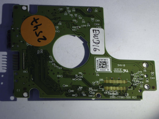 Western Digital WD10JMVW-11AJGS0 2060-771961-000 REV P1  PCB for Sale