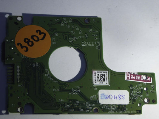 Western Digital WD10JMVW-11AJGS0 2060-771961-000 REV P1  PCB for Sale