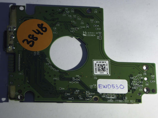 Western Digital WD10JMVW-11AJGS0 2060-771961-001 REV A  PCB for Sale