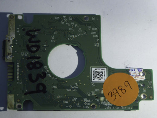 Western Digital WD10JMVW-11AJGS0 2060-771961-001 REV A  PCB for Sale