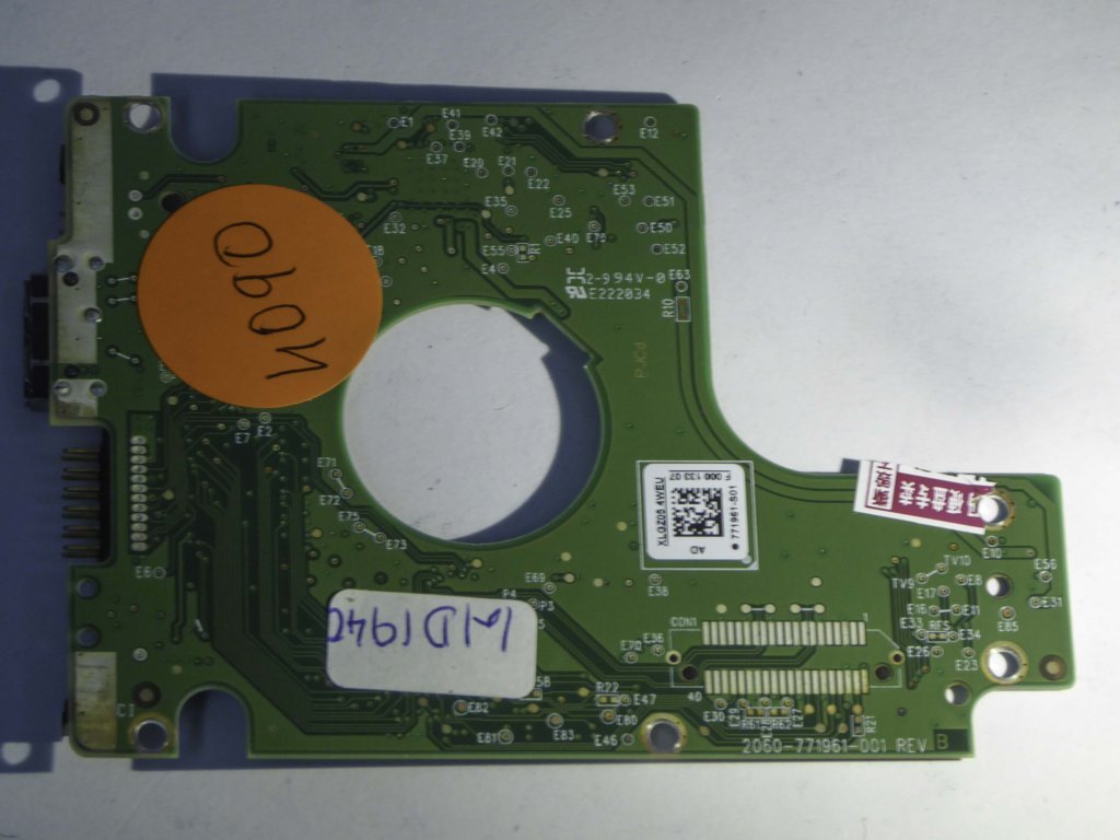 Western Digital WD10JMVW-11AJGS0 2060-771961-001 REV B  PCB for Sale