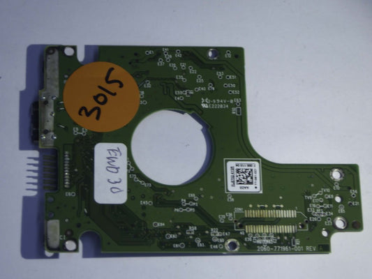 Western Digital WD10JMVW-11AJGS1 2060-771961-001 REV A  PCB for Sale