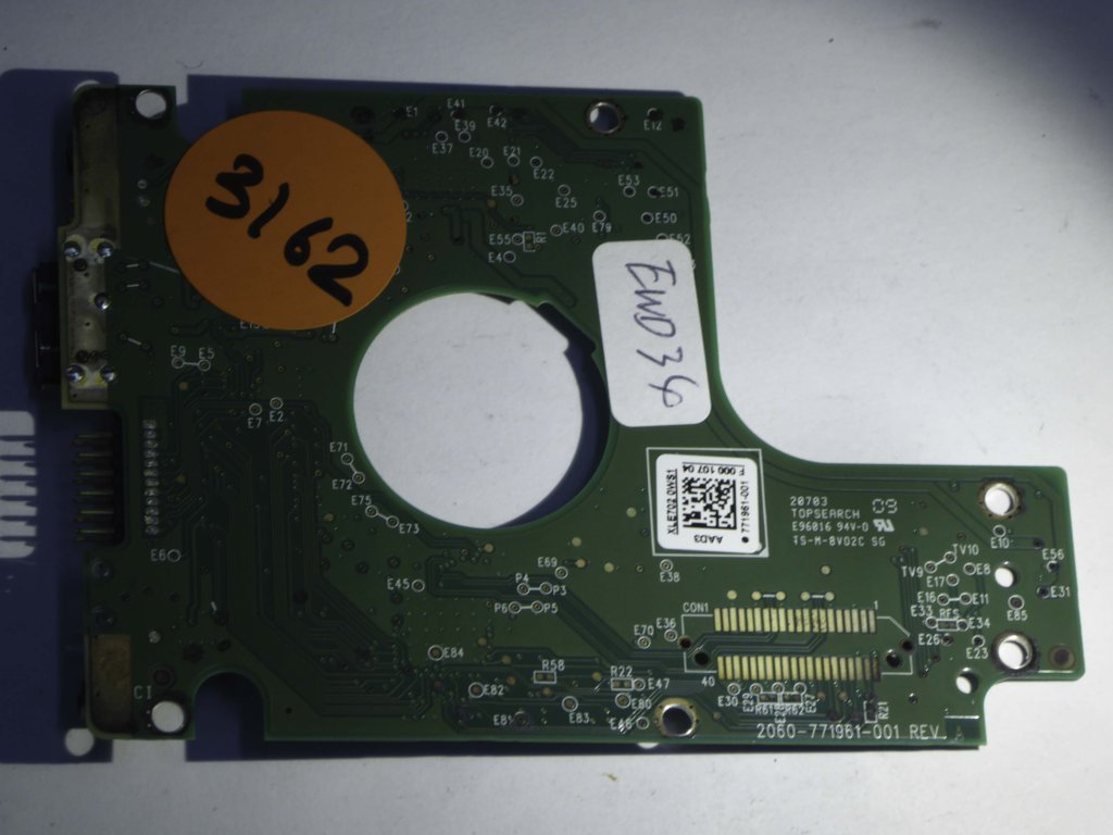 Western Digital WD10JMVW-11AJGS1 2060-771961-001 REV A  PCB for Sale