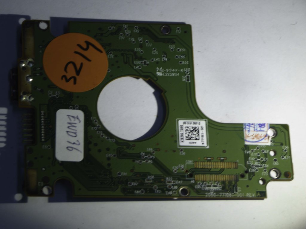 Western Digital WD10JMVW-11AJGS1 2060-771961-001 REV A  PCB for Sale