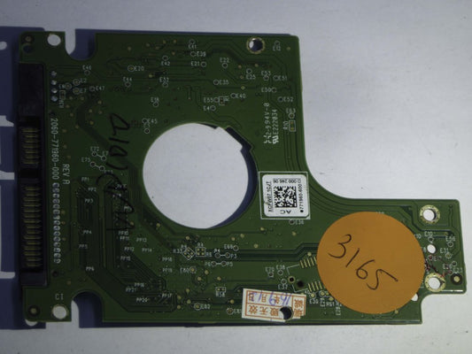 Western Digital WD10JMVW-11AJGS2 2060-771960-000 REV A  PCB for Sale
