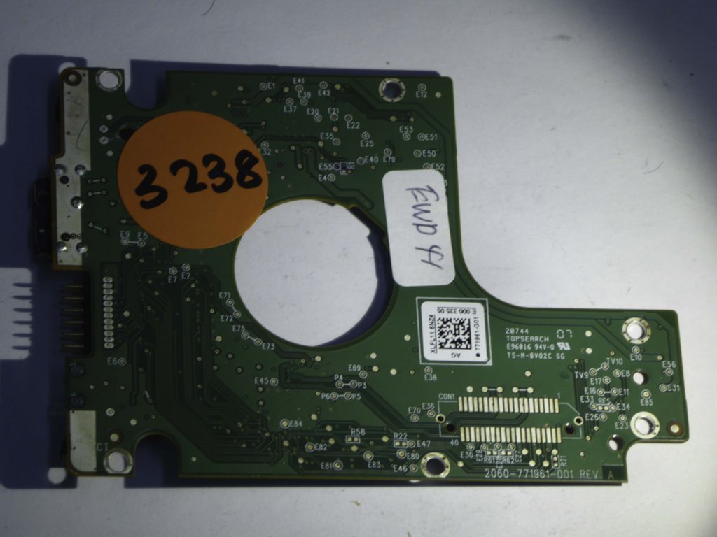 Western Digital WD10JMVW-11AJGS2 2060-771961-001 REV A  PCB for Sale