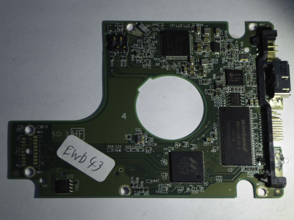 Western Digital WD10JMVW-11AJGS2 2060-771961-001 REV A  PCB for Sale