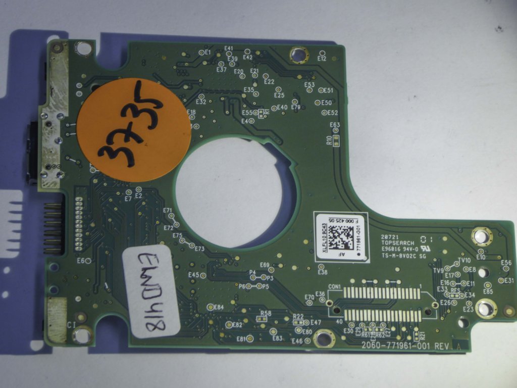 Western Digital WD10JMVW-11AJGS2 2060-771961-001 REV A  PCB for Sale