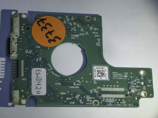 Western Digital WD10JMVW-11AJGS2 2060-771961-001 REV A  PCB for Sale
