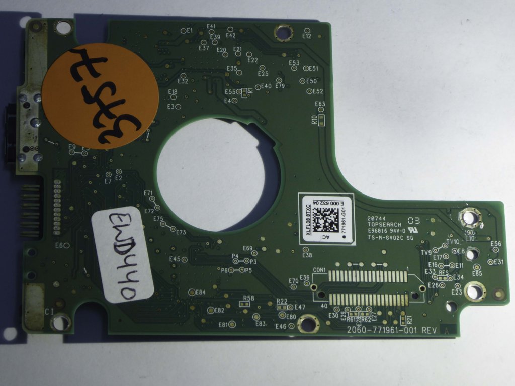 Western Digital WD10JMVW-11AJGS2 2060-771961-001 REV A  PCB for Sale