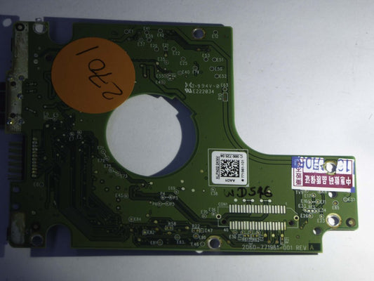 Western Digital WD10JMVW-11AJGS3 2060-771961-001 REV A  PCB for Sale