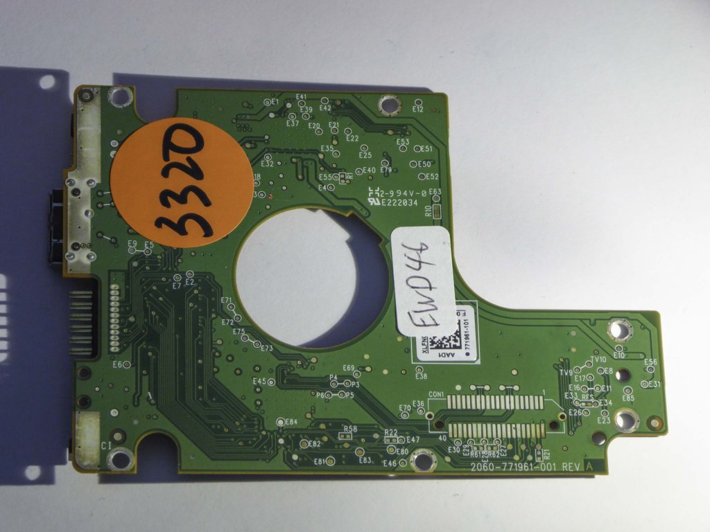 Western Digital WD10JMVW-11AJGS3 2060-771961-001 REV A  PCB for Sale