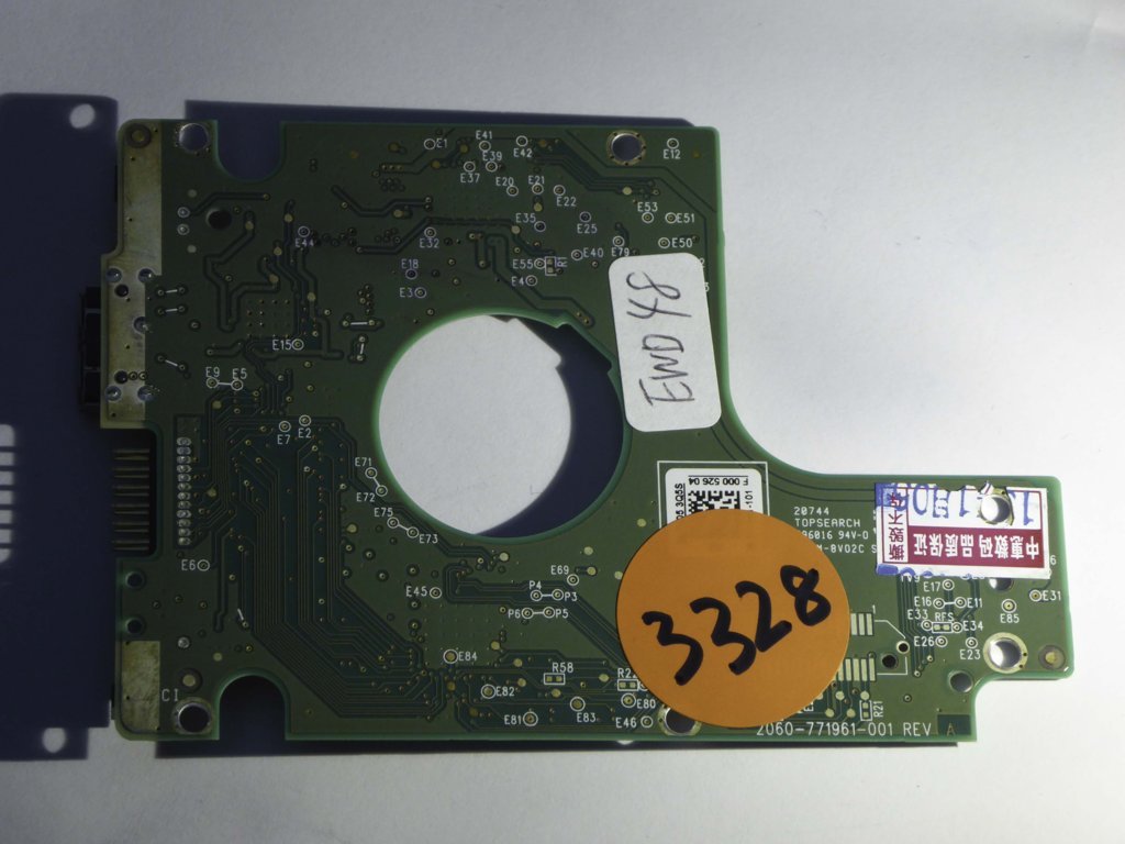 Western Digital WD10JMVW-11AJGS3 2060-771961-001 REV A  PCB for Sale