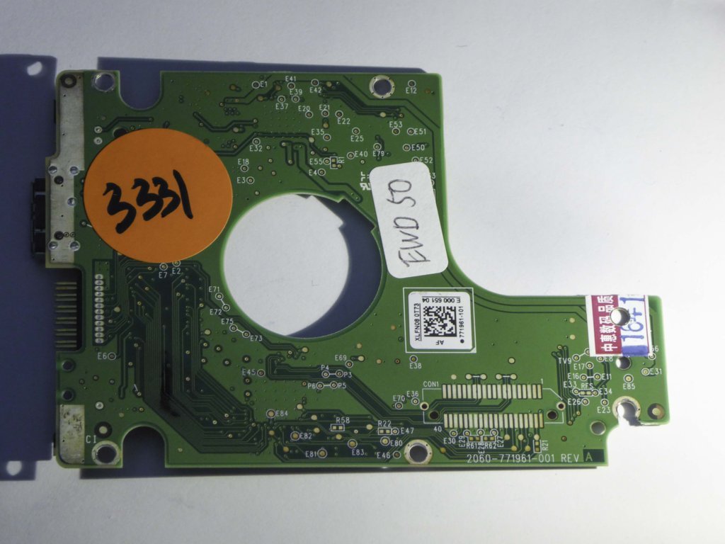 Western Digital WD10JMVW-11AJGS3 2060-771961-001 REV A  PCB for Sale