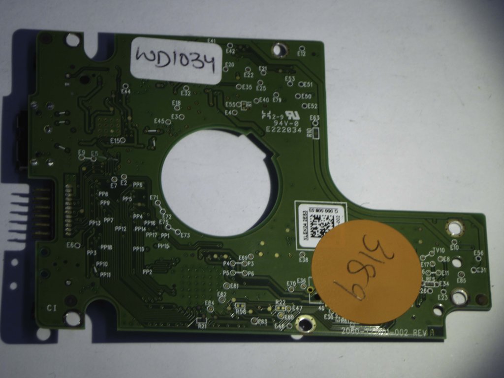 Western Digital WD10JMVW-11S5XS0 2060-771801-002 REV A  PCB for Sale