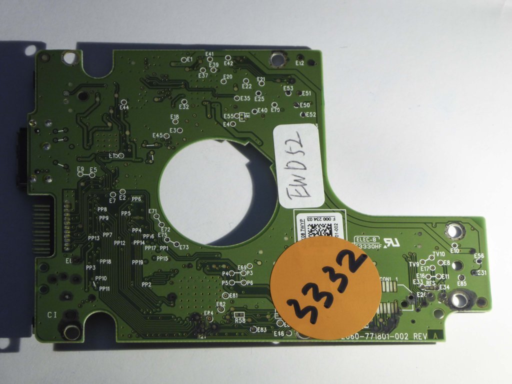 Western Digital WD10JMVW-11S5XS0 2060-771801-002 REV A  PCB for Sale