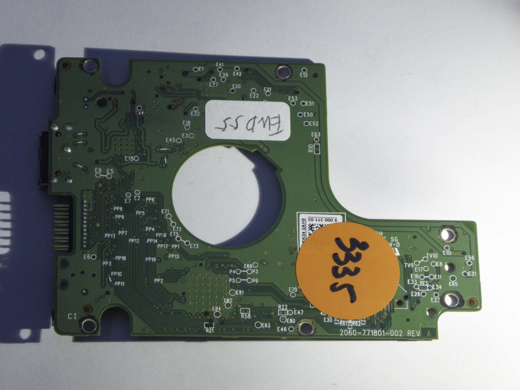 Western Digital WD10JMVW-11S5XS0 2060-771801-002 REV A  PCB for Sale